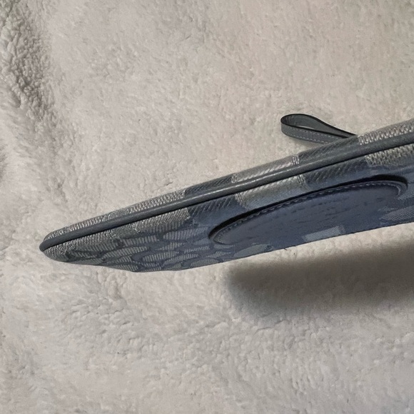 Coach Dempsey Large Corner Zip Wristlet - Picture 7 of 15